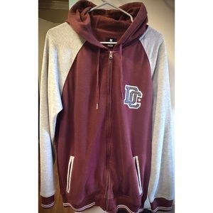 DC Men’s Zip Up Hoodie Sweatshirt. Size Large.